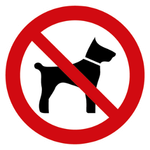 P14	Mitführen von Tieren verboten