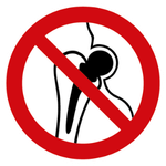 P16	Verbot für Personen mit Implantaten aus Metall