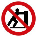 P40	Schieben verboten