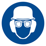 M024 - Kopf- Augen- und Gehörschutz tragen