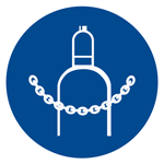 M039 - Druckgasflasche durch kette sichern