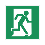 E10 - Rettungsweg Notausgang rechts