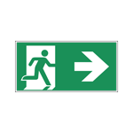 E001R - Rettungsweg rechts