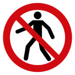 P004	Für Fußgänger verboten