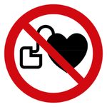 P007	Kein Zutritt für Personen mit Herzschrittmachern oder implantierten Defibrillatoren