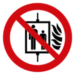 P020	Aufzug im Brandfall nicht benutzen