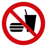 P022	Essen und Trinken verboten