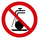 P033	nicht zulässig für Nassschleifen