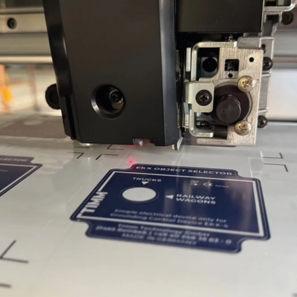 Industrieschilder Jancke setzt auf präzise Plottertechnik