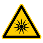 D-W009 - Warnung vor optischer Strahlung