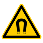 D-W013 - Warnung vor magnetischem Feld